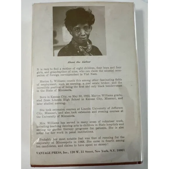 My Tour in Vietnam War A Burlesque Shocker 1970 Williams, Marion 1st Ed HC DJ - Picture 2 of 15